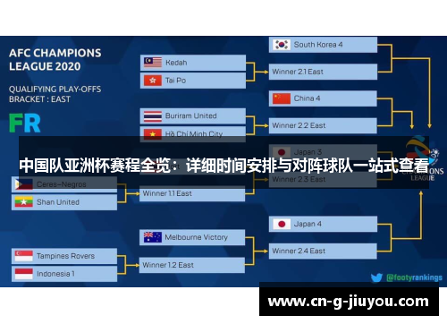 中国队亚洲杯赛程全览:详细时间安排与对阵球队一站式查看 中国队亚洲杯赛程全览:详细时间安排与对阵球队一站式查看